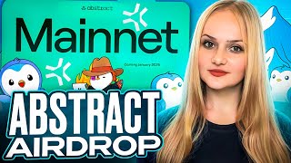 🐧 #Abstract Airdrop🔥 Testnet от 🐧#Pudgy #Penguins! 💎 100% награждаемый