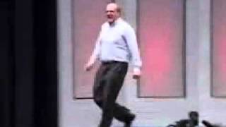 Steve Ballmer Runs Around Like A Maniac On Stage (Motivational Presentation)