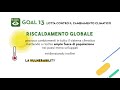 SDG Goal 13: Agire per il clima