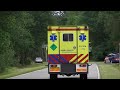 primeur a1 ambulance 22 870 ghor materiaalwagen aankomst crash call eindhoven airport.