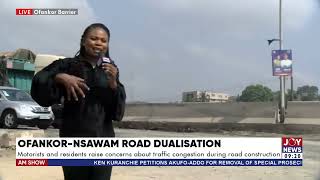 Ofankor-Nsawam Road: Motorists raise concerns about traffic congestion during road construction