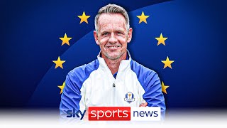 Luke Donald named as Henrik Stenson's successor to captain Team Europe at the Ryder Cup
