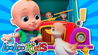 Wheels On The Bus + The Finger Family - Baby Songs - Nursery Rhymes - Kids Songs - LooLoo Kids LLK