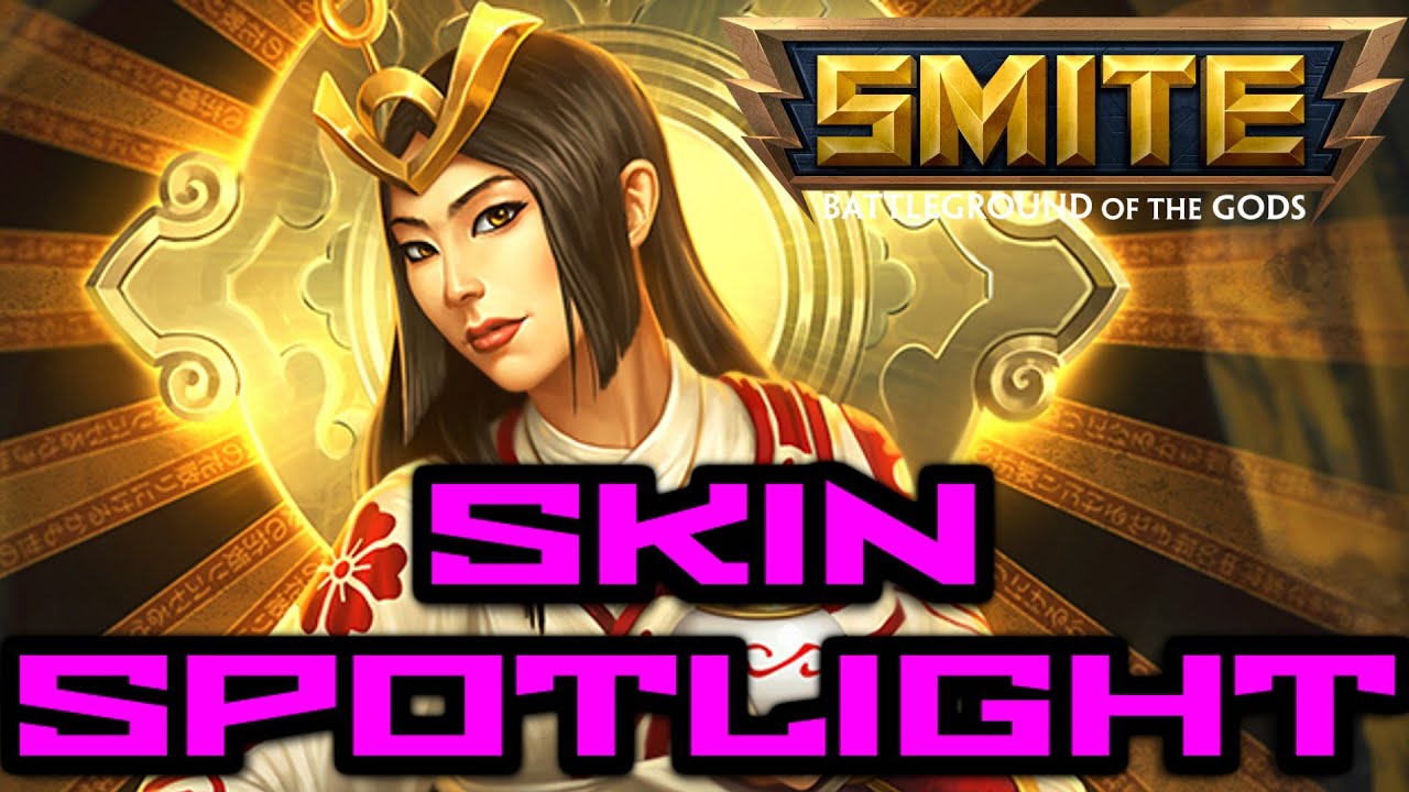 Smite - Skin Spotlights : Shining Heaven Amaterasu *Skin/Jokes/Taunts ...