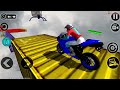 impossible motor bike tracks simulator 3d new bike stunts real tricks driving android gameplay