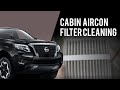 Nissan Navara  |  Cabin Aircon Filter Cleaning