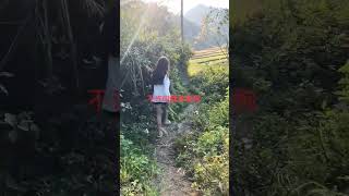 Ep 751 - countryside life - beautiful girl living in the rural mountain village, #shorts