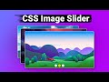 ⭐Build a Stunning Image Slider with Pure CSS | No JavaScript Needed! #coding #css #webdesign #ai