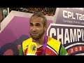 emotional imran tahir thanks ravi ashwin for his support as guyana take victory cpl 2023 final