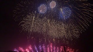 【4K】2018 常総きぬ川花火大会 「リフレクション」 紅屋青木煙火店 / Joso Kinugawa Fireworks,Japan