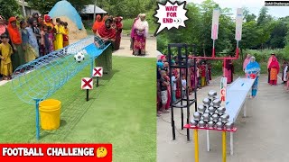 Football Challenge Video 🤔 || Village People Football Game 🔥 | Wait For End 👀/ Sahil Challenge