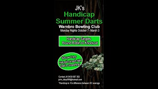 JKs Summer Darts Finals