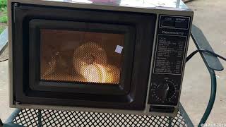 Vintage Kenmore Microwave test