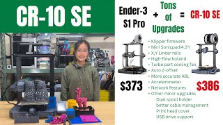 Creality CR-10 SE: An Ender-3 S1 Pro w/tons of upgrades for almost the same price, Klipper, Auto Z