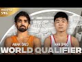 Chongsong HAN (PRK) vs. Aman AMAN (IND) | 2024 World OG Qualifier | OG Qualification | FS 57Kg