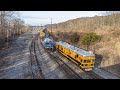 Sperry Inspection Car and CSXT 3194 near Cumberland, MD on Ex, B&O, and More!