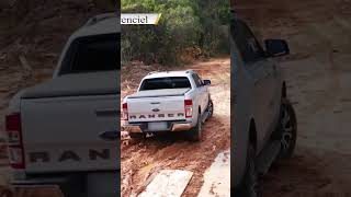 Exemple d'utilisation en situation réelle du 4x4 h, 4x4 L + 4x4 avec blocage du différentiel #ranger