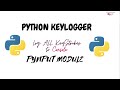 Python keylogger | Pynput module | Python keyboard logger | log keyboard strokes to console