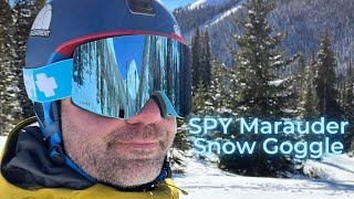 Spy Marauder Snow Goggles Review - Good Looking Blue Happy Lens