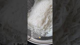 How to Cook Rice Vermicelli Sheet #rice #vermicelli #howto