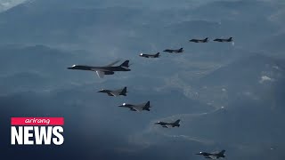 S. Korea, U.S. conduct combined air exercises, apparently aimed at warning N. Korea