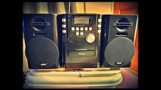 2014 Jensen CD-725 non-Bluetooth boombox stereo, let's review it!