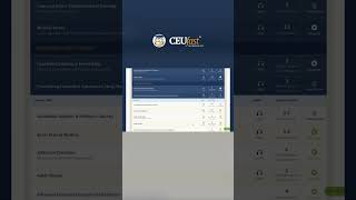 How to Use CEUfast's Course Catalog