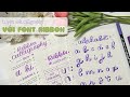 [Calli & Bujo] Luyện viết calligraphy cùng font Ribbon