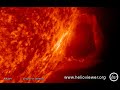 solar flare prominence eruption in southwest of the sun with cme july 31 2012 video vax