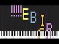 play the alphabet with the piano synthesia