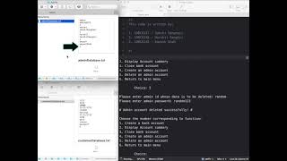 ATM interface | Project in Java - Execution video with source-code