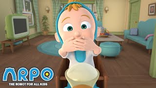 BABY IN THE BUBBLE | Cartoons for Kids | Full Episode | Arpo the Robot