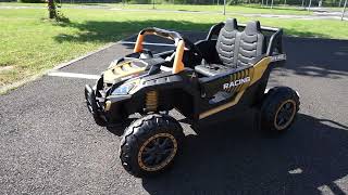 Elektrické autíčko Buggy UTV Racing 4x4 zlaté