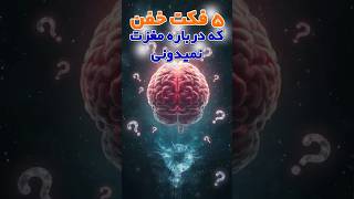 🧠 5 فکت خفن درباره مغز انسان که نمی‌دانستید! 🤯 #facts #shorts #مغز