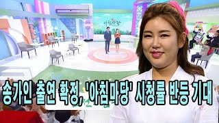 송가인 출연 확정, '아침마당' 시청률 반등 기대! 나는 휴대폰을 던져버리고 전라남도로 돌아가 이틀 동안 고민했습니다.