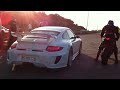 porsche 9ff. 3.8. vs yamaha r1 vs gsxr 1000 hd