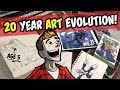 20 YEAR SKETCHBOOK TOUR | Childhood - Art School - Animation Career