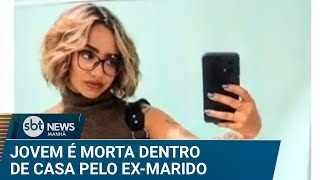 Jovem é morta a facadas pelo ex-marido; polícia procura assassino | #SBTNews (10/02/25)