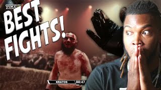 American Reacts To Top Dogs Best fights and K.O's 12!