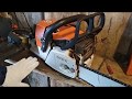 STIHL 361 ремонт. Заводится и глохнет