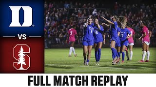 Duke vs. Stanford Full Match Replay | 2024 ACC Women's Soccer