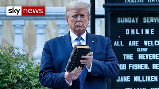 George Floyd protests: Trump slammed for ‘Bible photo op’ in Washington