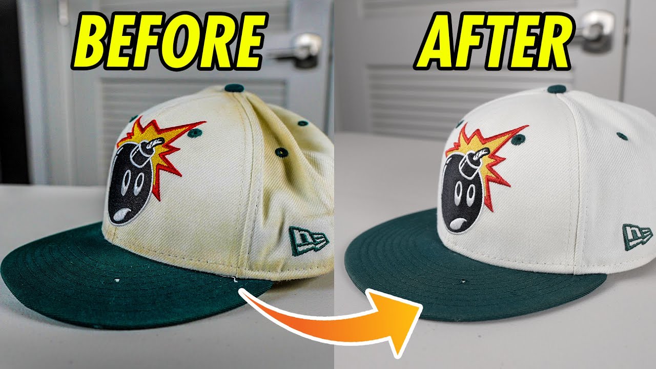 How To Clean Fitted Hats Snapbacks Tutorial Youtube