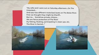 Using motorboats on several sections of the Boise River isn't restricted