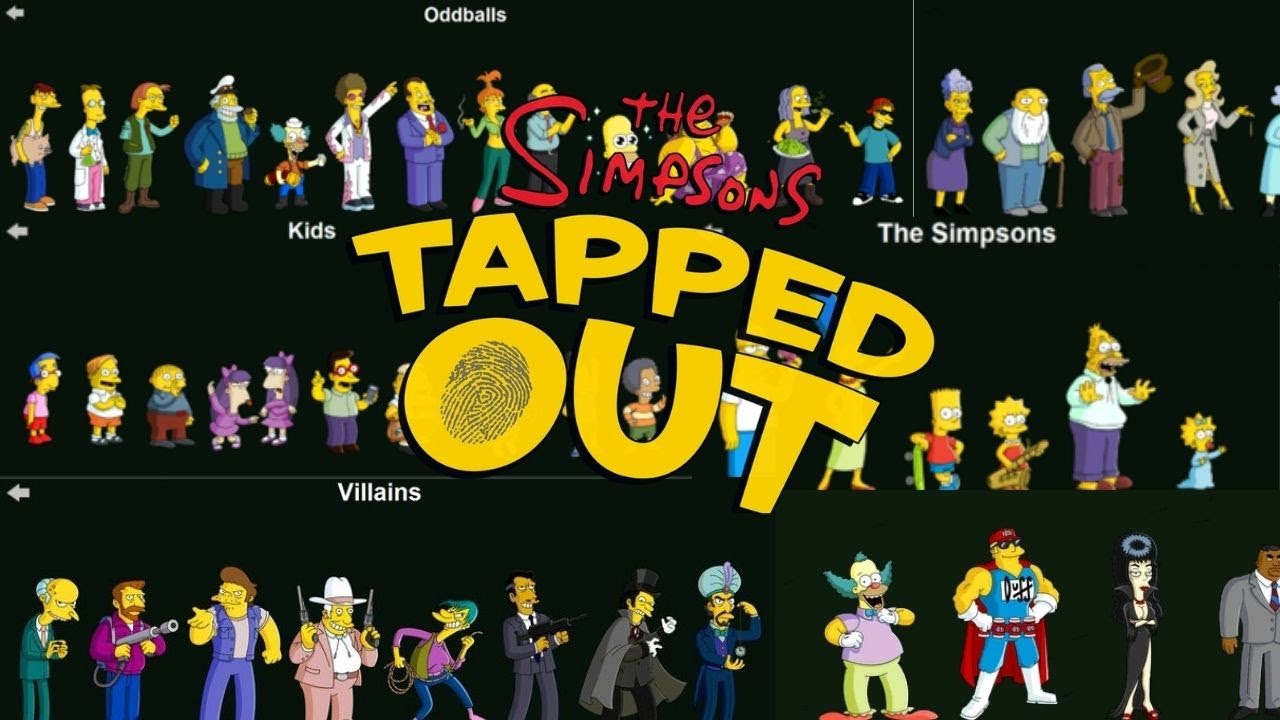 Fixing The Character Collection - The Simpsons Tapped Out (Part 3 ...