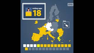 EU elections: voting age #democracy