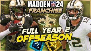Building our Future (FULL Offseason Year 2) - Madden 24 Saints Franchise