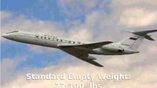 Tupolev Tu-334-220  Commercial Passenger Jet -  Features Specs