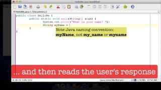 Java 02 Read a String from Console