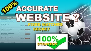 THE SECRET OF MILLION WINS IN FOOTBALL BETTING - Fixed match strategy  that works 100%